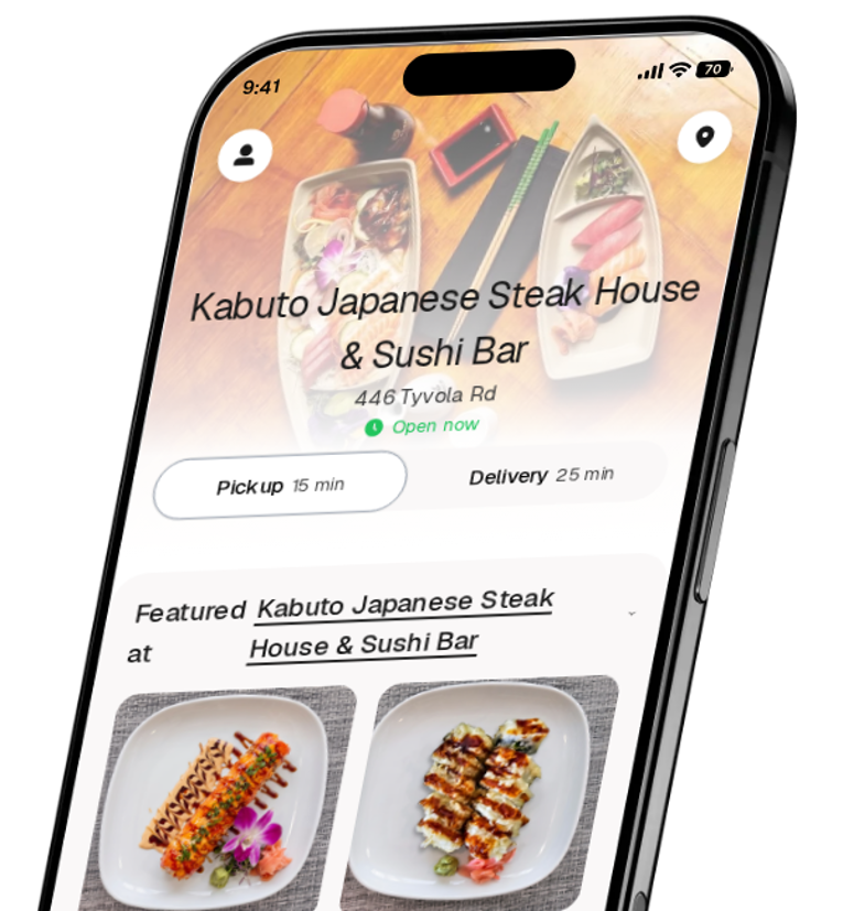 Kabuto Japanese Steak House & Sushi Bar app preview